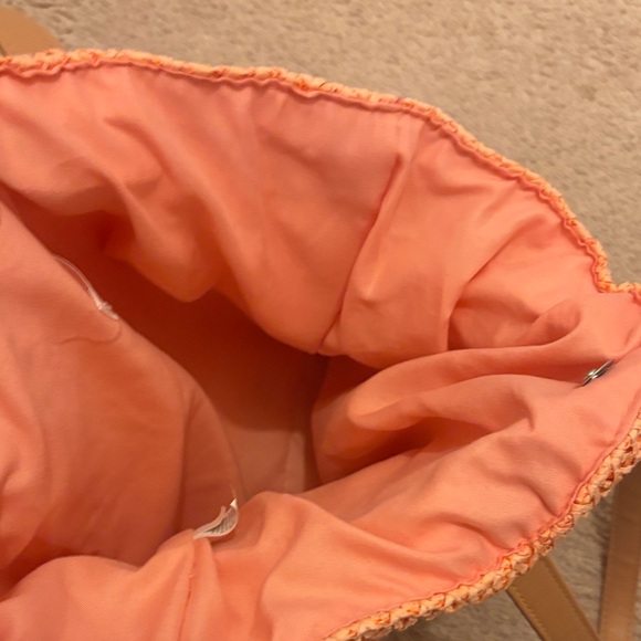 Orange Floral Tote Bag - Picture 5 of 9